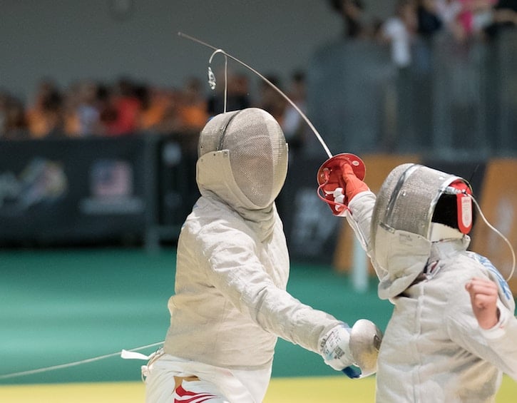 parties play learn unusual sports for girls fencing