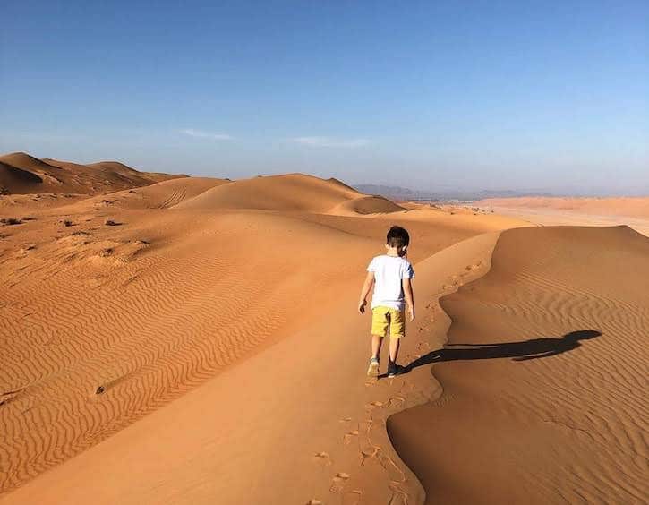 travel family-friendly Oman sand dunes