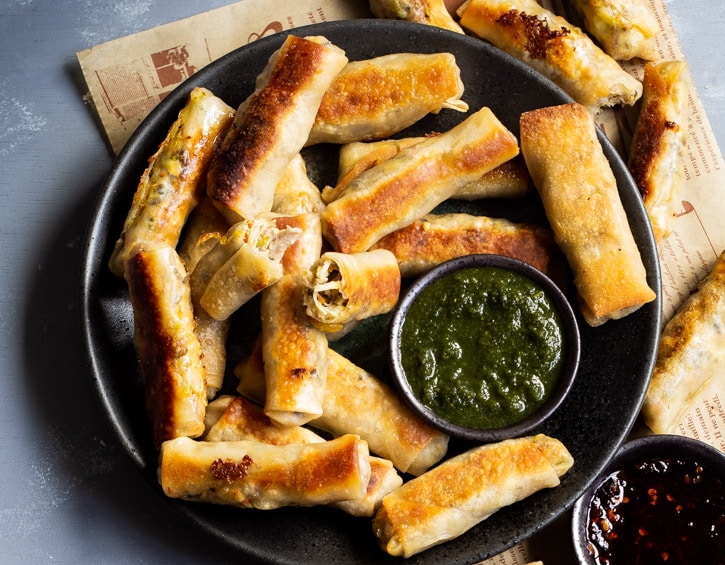 eat recipes finger food spring rolls