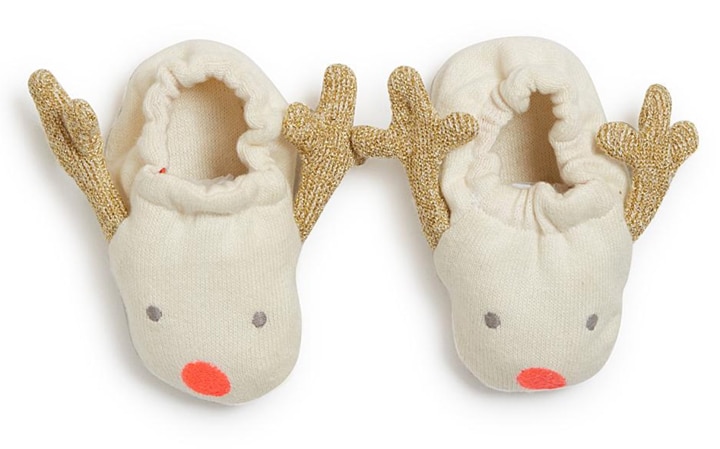 Stocking Stuffers: Meri Meri Reindeer Baby Booties