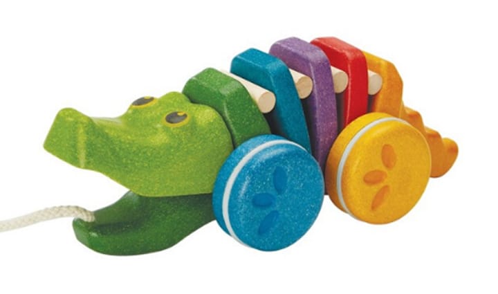 Stocking Stuffers: PlanToys Rainbow Alligator