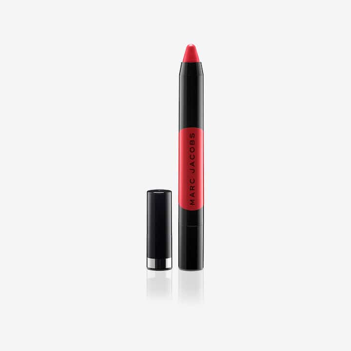 beauty festive red lipsticks marc jacobs liquid lip crayon