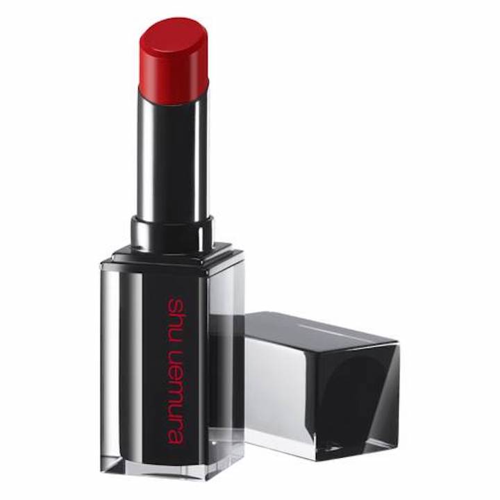 beauty festive red lipsticks shu uemura rouge unlimited