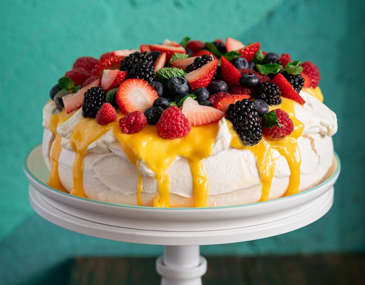 eat drink New Years eve maximal concepts pavlova