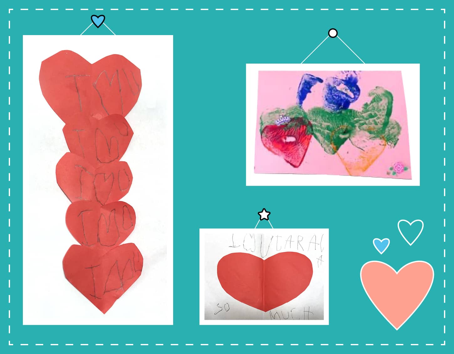 parties play valentines day crafts cards hearts