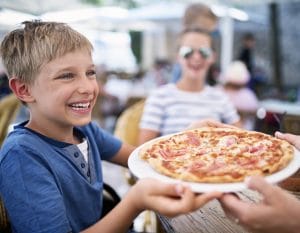 eat family-friendly pizza restaurants Hong Kong