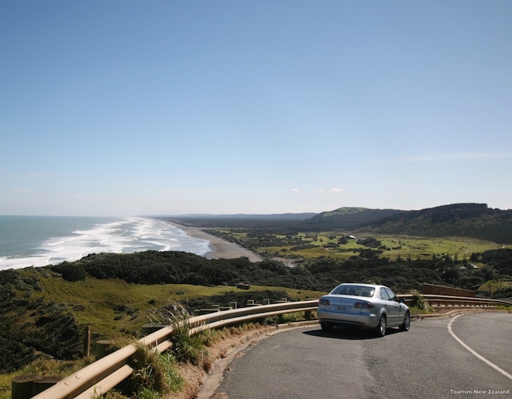 travel drive beach Auckland new zealand