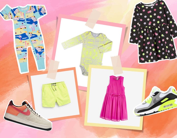 neon spring fashion trends family style
