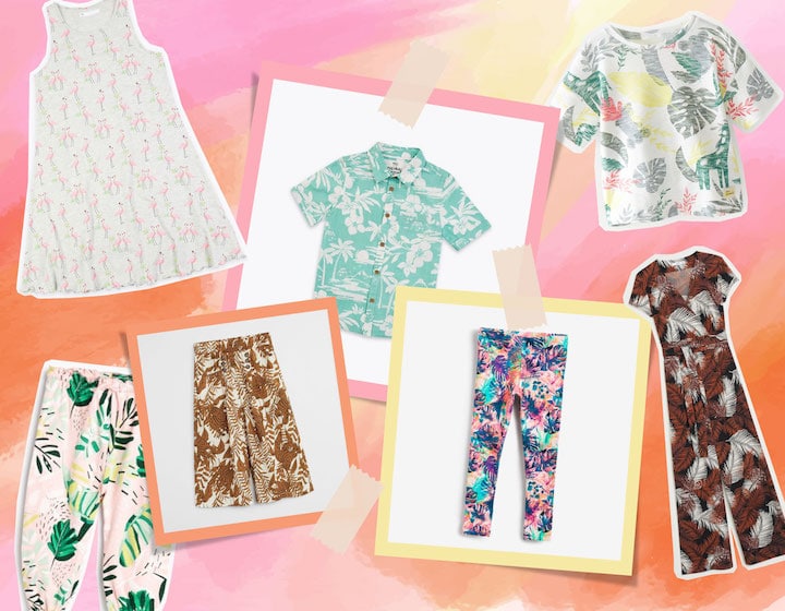 tropical prints spring fashion trends family style