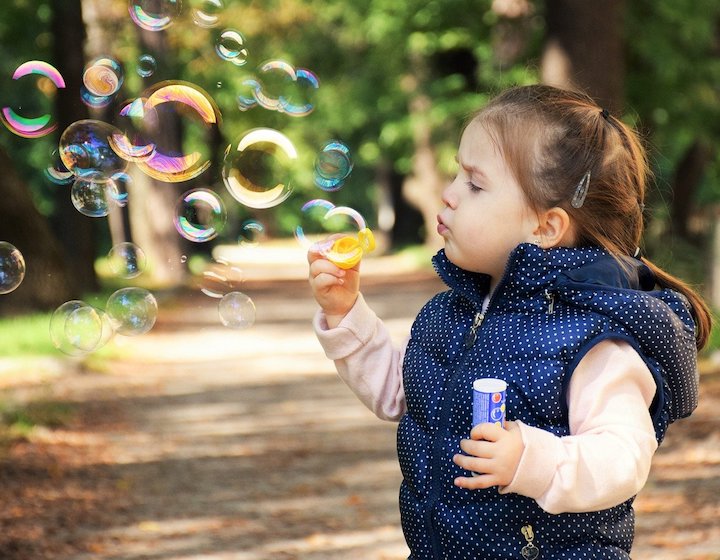 teach kids happiness bubbles parenting