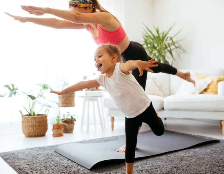 Online fitness classes and family-friendly workouts