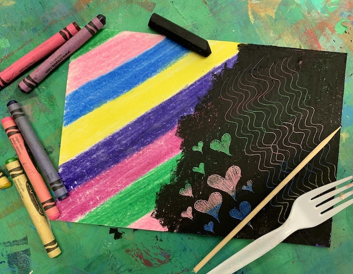 easy art activities diy scratch board parties play