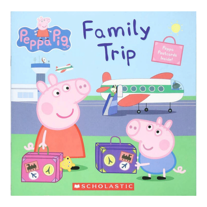 peppa pig family trip kids travel books