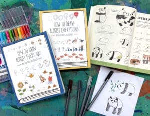 teach kids to draw hero parties play