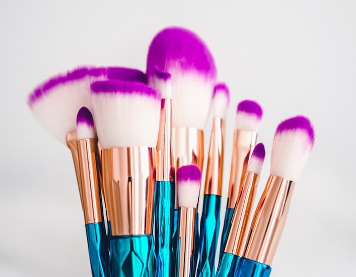 family indoor skin care makeup brushes