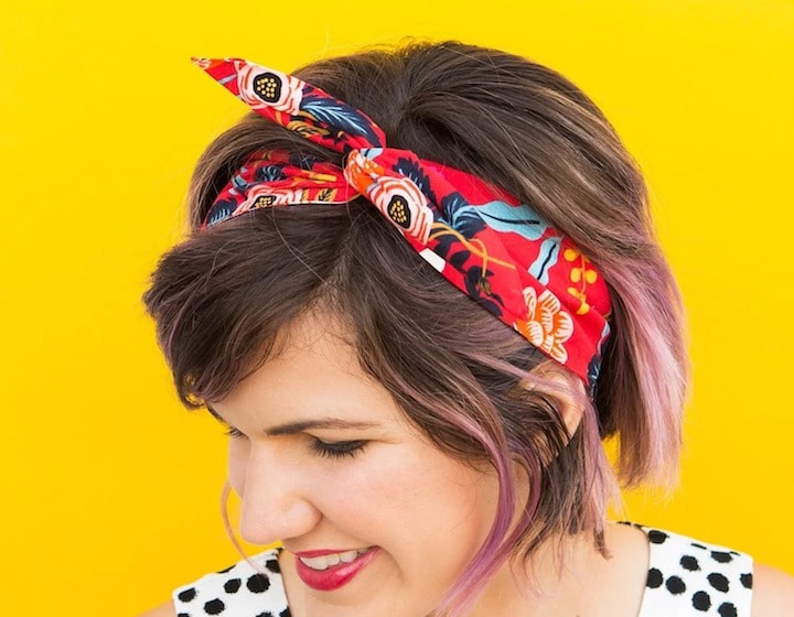 upcycle your wardrobe DIY headband