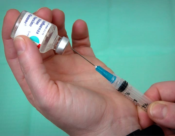Children's vaccinations in Hong Kong jab