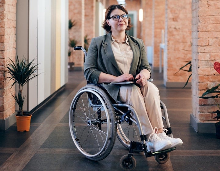 wheelchair yoga event