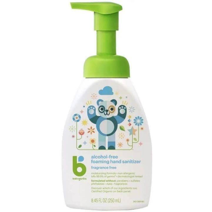 BabyGanics alcohol free foaming hand wash baby skincare products