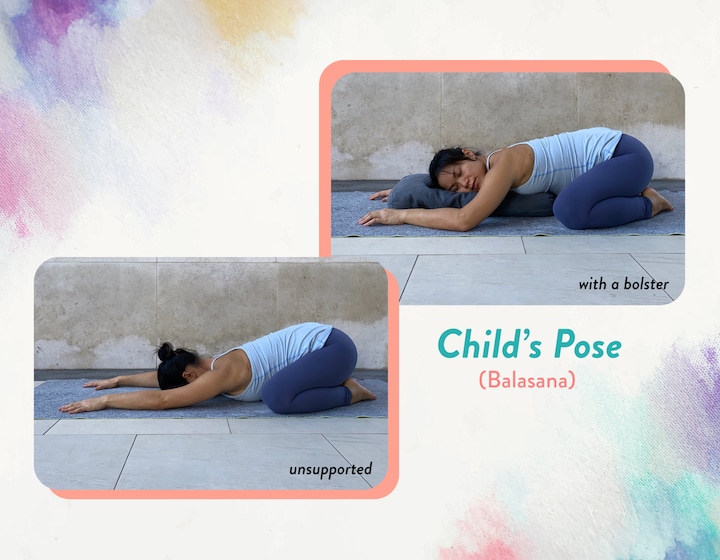 safe prenatal yoga Child's pose