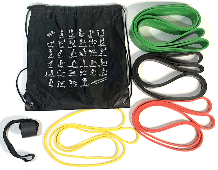 set of resistance training bands from 3xbands