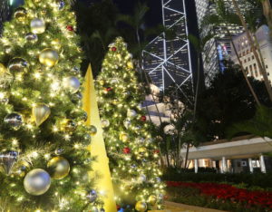 Festive Christmas Displays Hong Kong