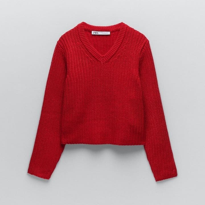 Zara Purl-Knit Sweater