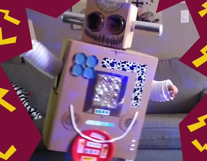robot house party for kids