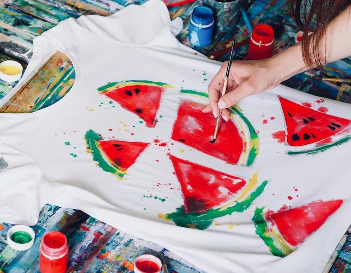 bamboa watermelon tshirt workshop