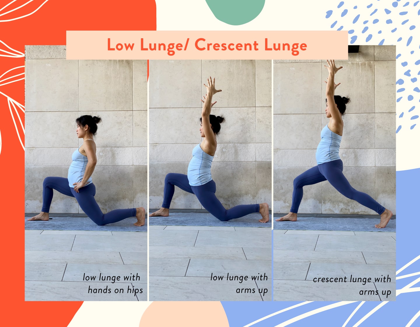 low lunge yoga