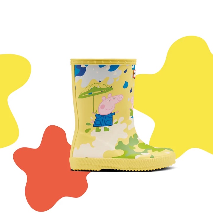 What's New, Peppa Pig and Hunter wellington boots