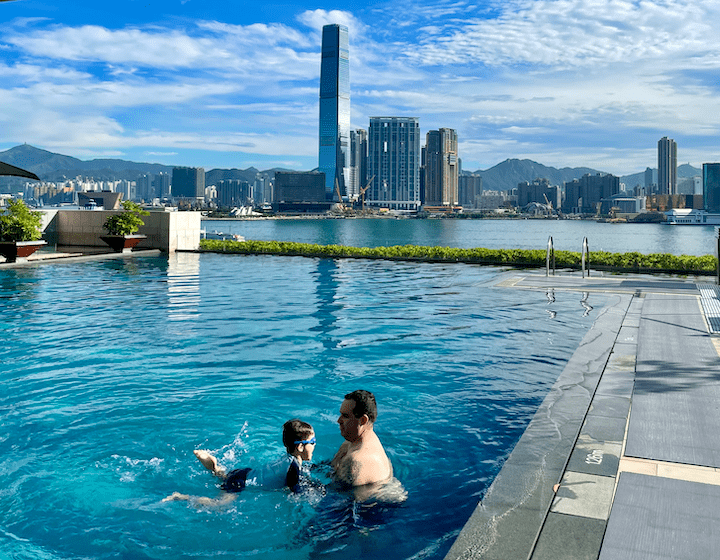 four seasons hong kong staycation package hotel travel swimming pool