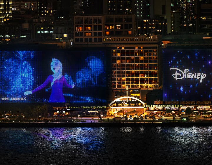 Tsim sha tsui centre Christmas in Hong Kong