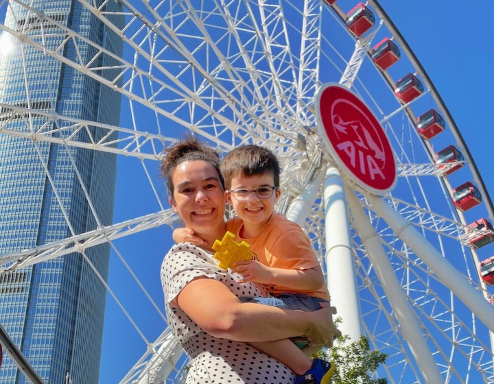 things to do in Hong Kong with kids aia wheel