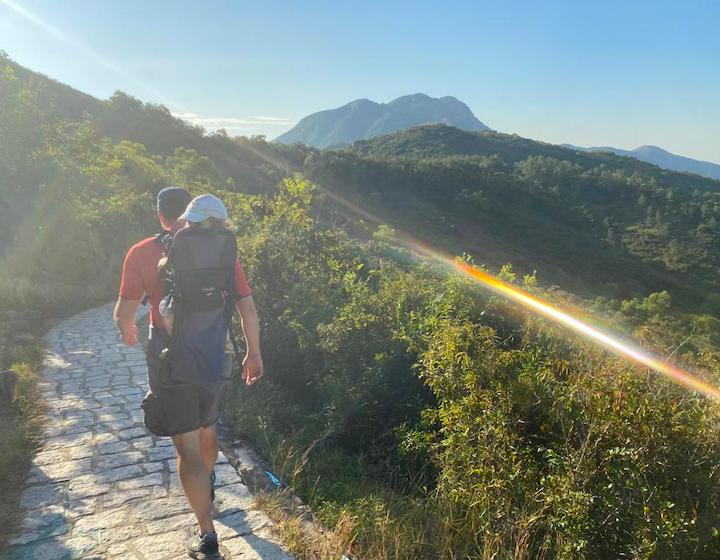 Hiking on Lamma Island with kids