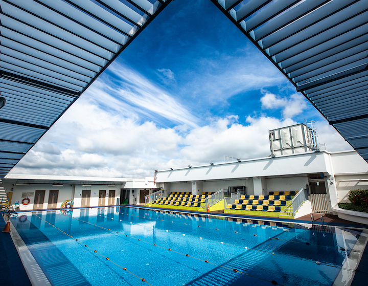 swimming pool sir Manasseh Meyer international school Singapore