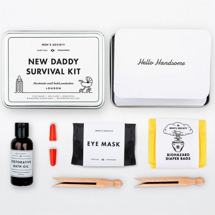 Father's Day Gifts, Men's Society New Daddy Survival Kit