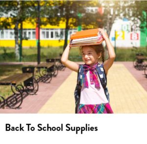 Back To School stationery supplies