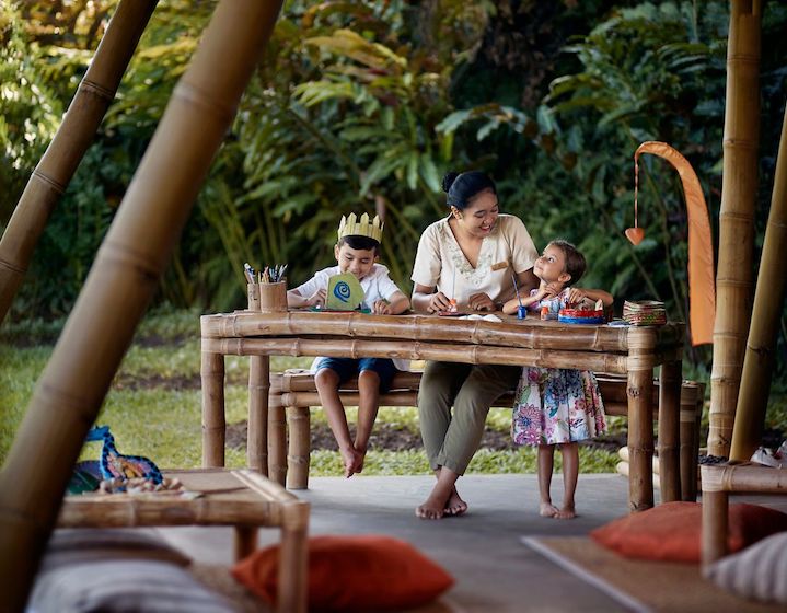 bali resort bali hotel kids club mandapa ubud ritz carlton activities