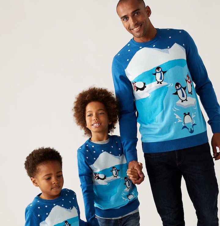Christmas Gifts For Papas: Marks and Spencer Penguin Sweater