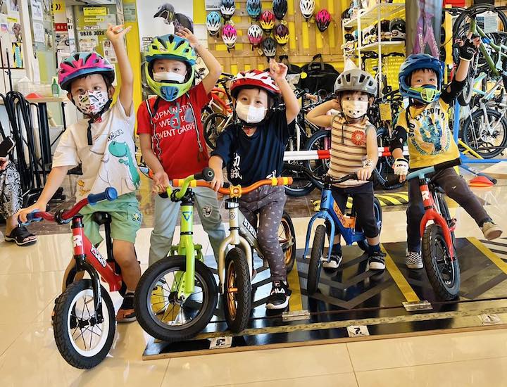 hong kong bicycle shop riders kids bikes