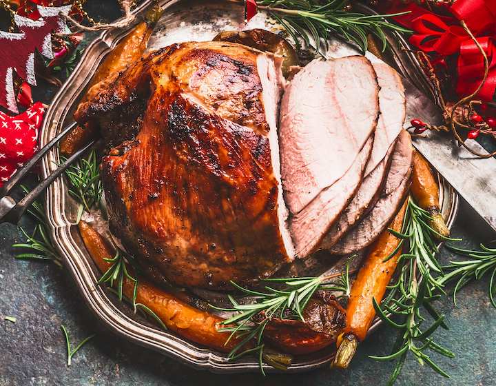woolly pig roast pork christmas dinner