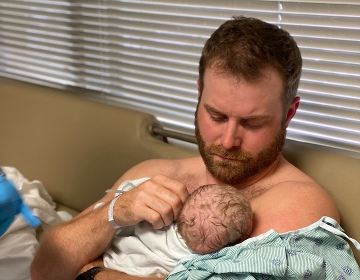 hong kong public hospital newborn with dad birth pregnancy labour