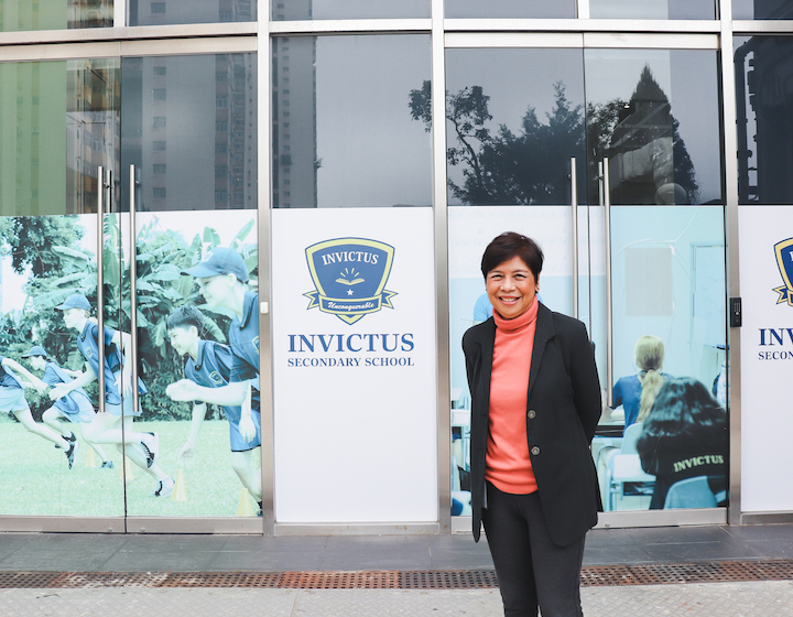 Invictus Secondary School Principal Ms Julia Woo