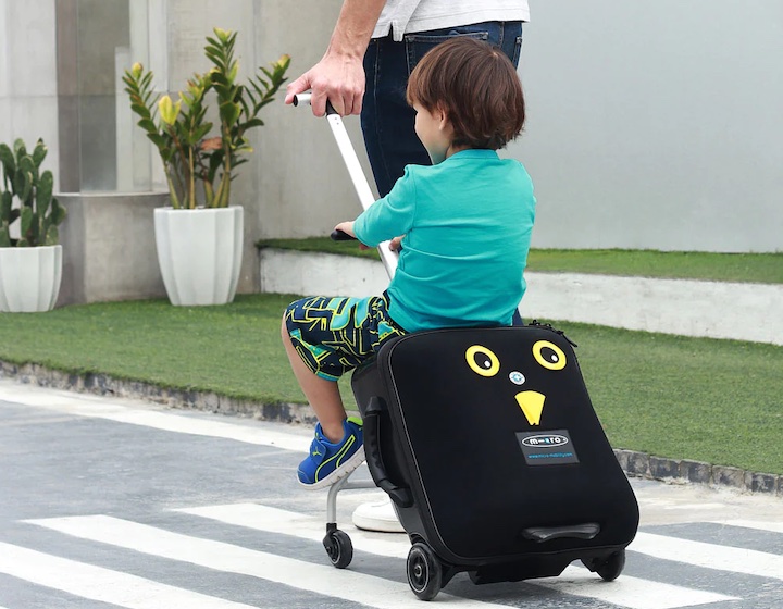 micro lazy kids luggage