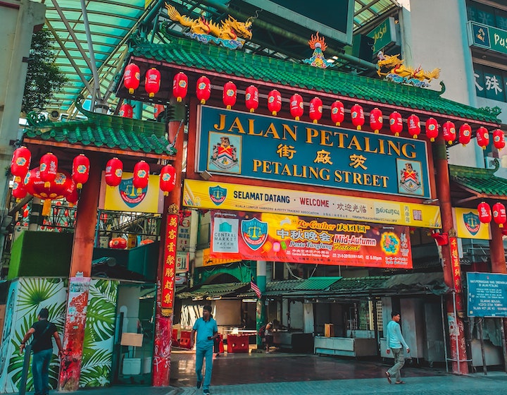 petaling street market kuala lumpur malaysia