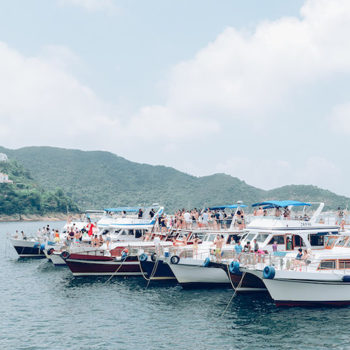 asia boating hong kong junk