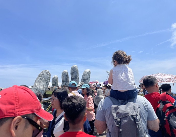 hoi an vietnam da nang travel kids golden bridge ba na hills sun world