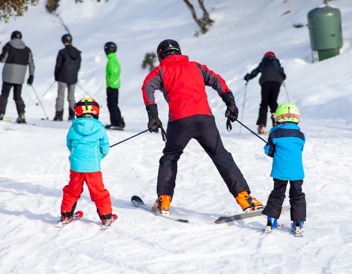 ski resort japan south korea snow family ski lesson
