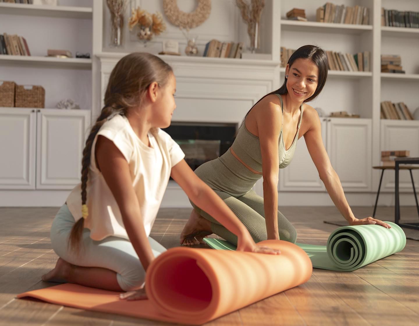 Suede & Natural Rubber Travel Yoga Mat – Right at Home Decor